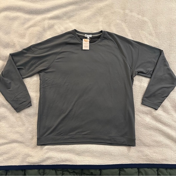 Peter Millar Beaumont Crewneck Pullover | Iron Gray | Men’s 2XL XXL NEW - Picture 1 of 6
